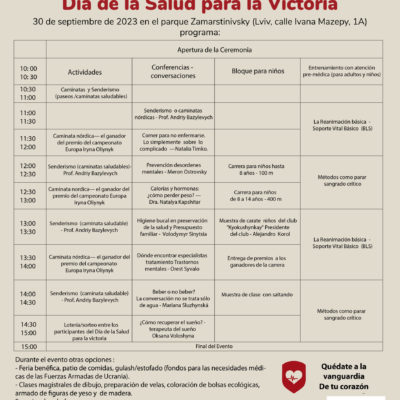 “Día de la Salud para la Victoria”