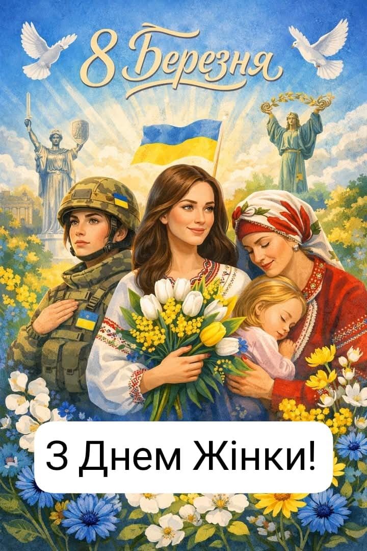 Міжнародний день Жінки!