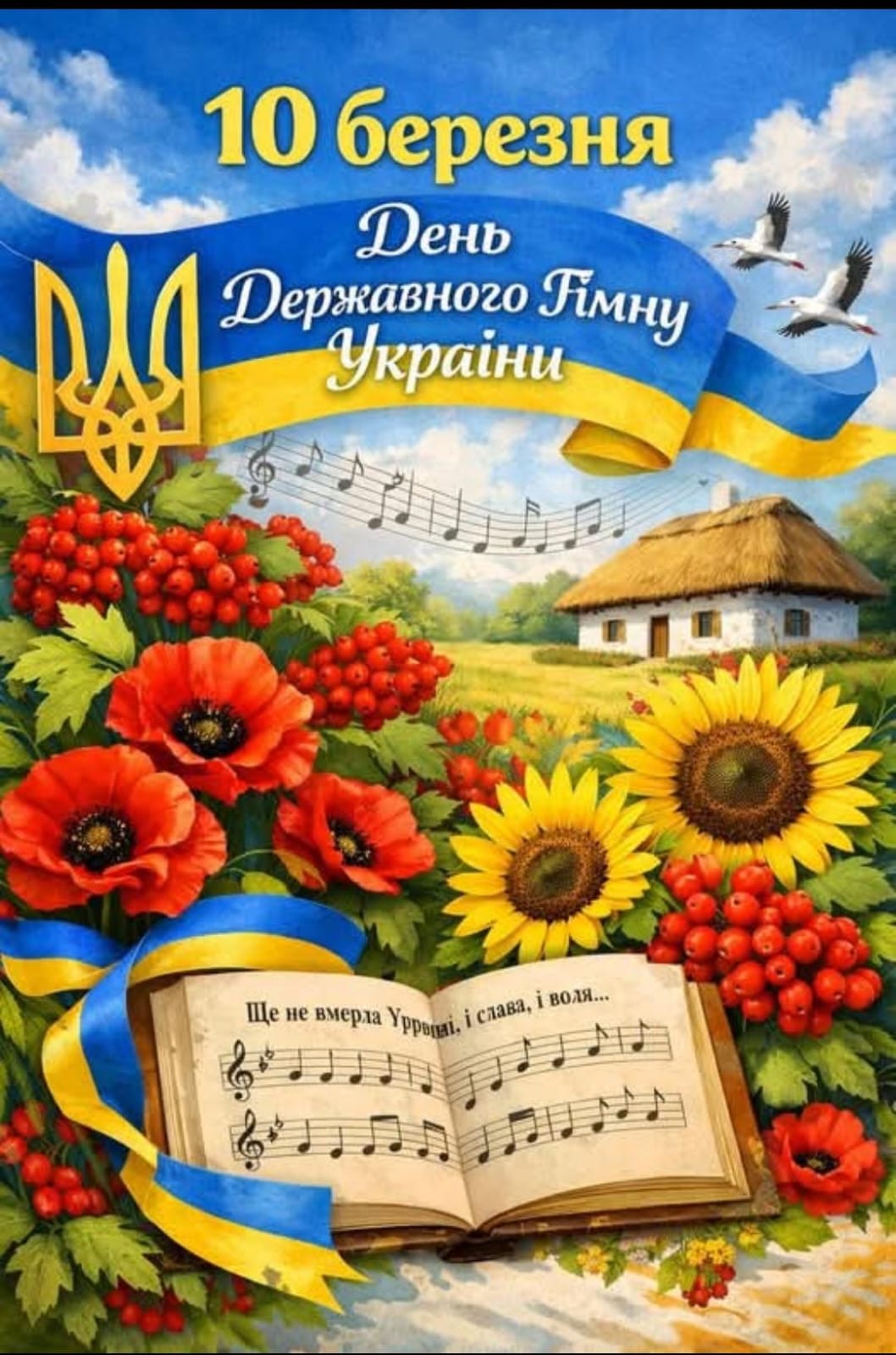 10 березня – День Державного Гімну України.